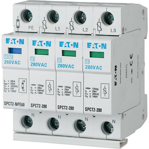 Eaton Überspannungsableiter steckbar SPCT2-280-3+NPE